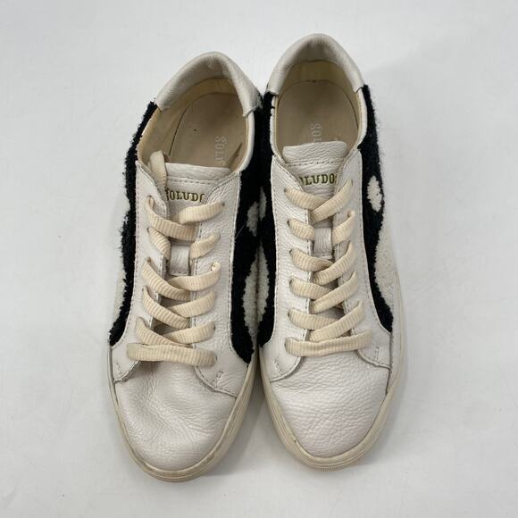 Soludoa Yin Yang Sherpa Platform Sneakers - Picture 3 of 8